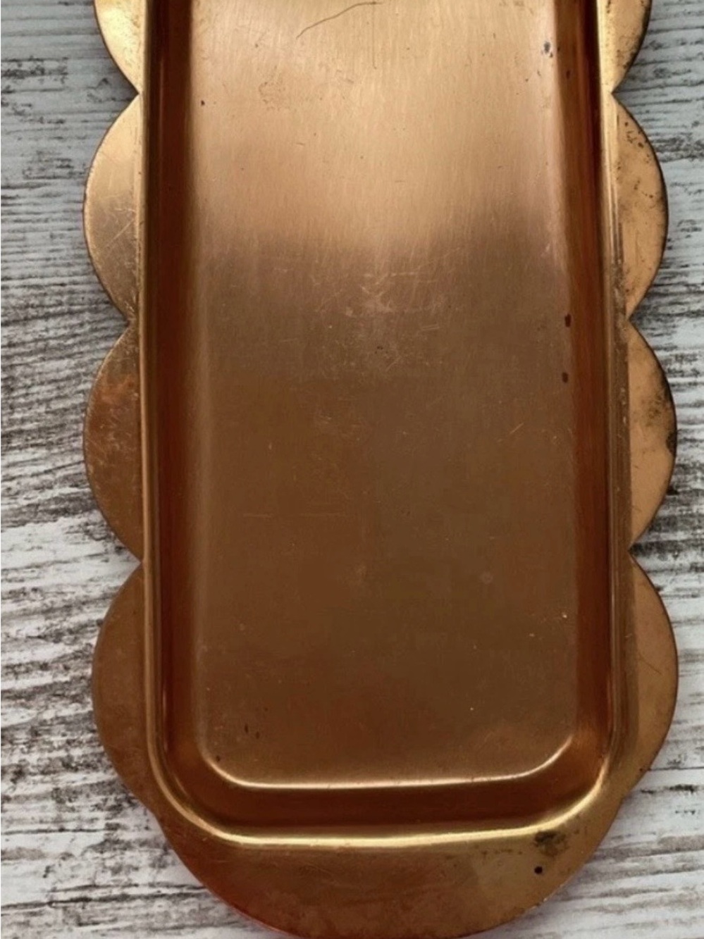 Vintage copper small tray